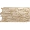 Ekena Millwork 49"W x 25 1/2"H x 1 1/4"D Acadia Ledge Stacked Stone, StoneWall Faux Stone Siding Panel, Sandstone PNU24X48ALSD - alternate 1